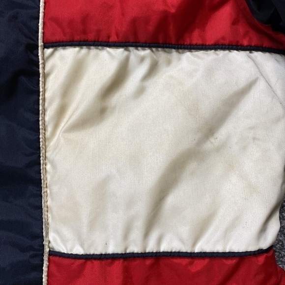 Vintage Midwest By Fox Point Snowmobile Black Red Jacket Large 80s - Picture 10 of 11